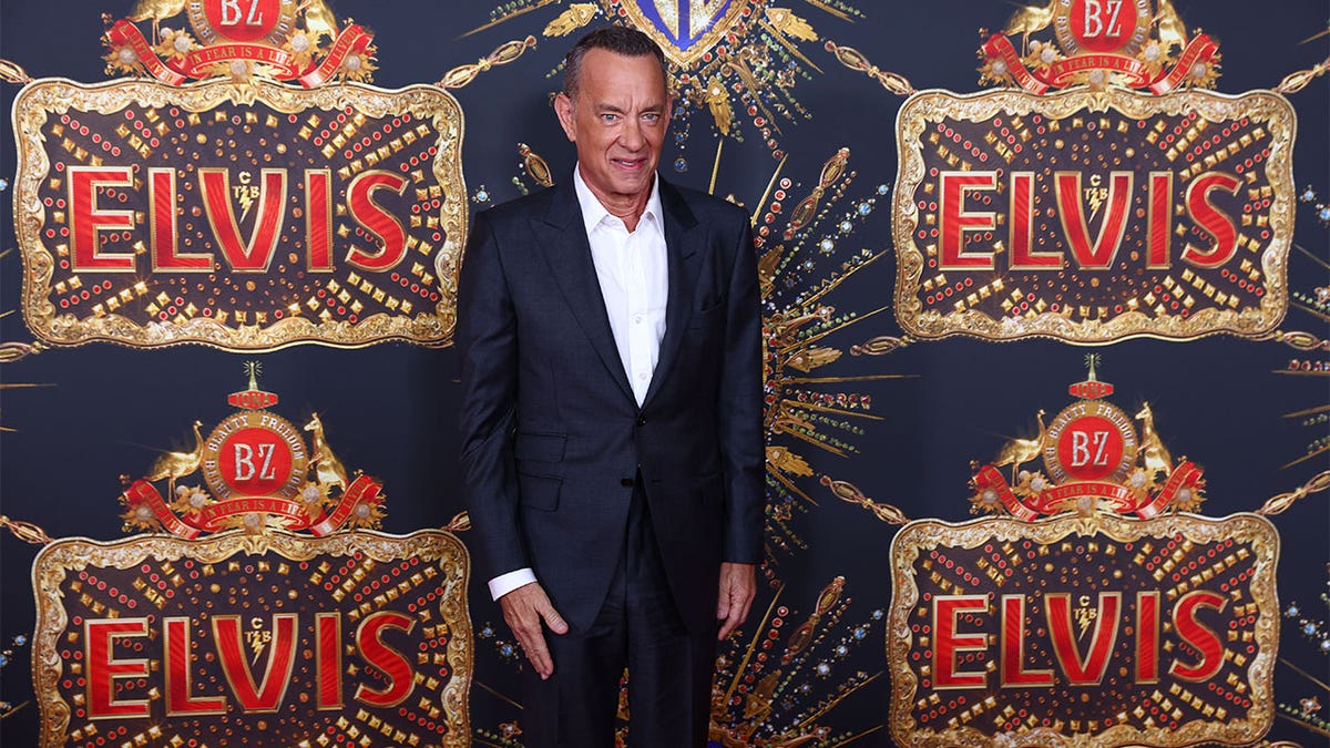 Tom Hanks at the premiere of "Elvis"