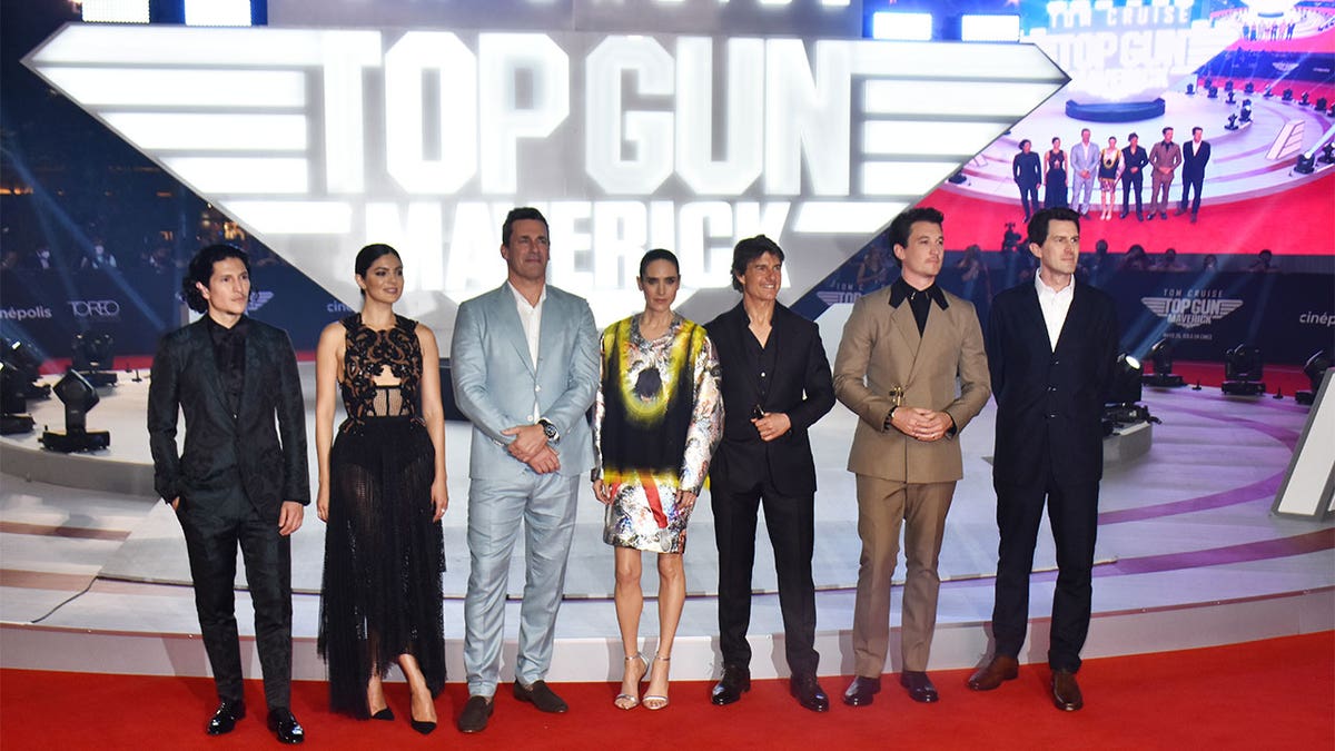 Stars of "Top Gun: Maverick"