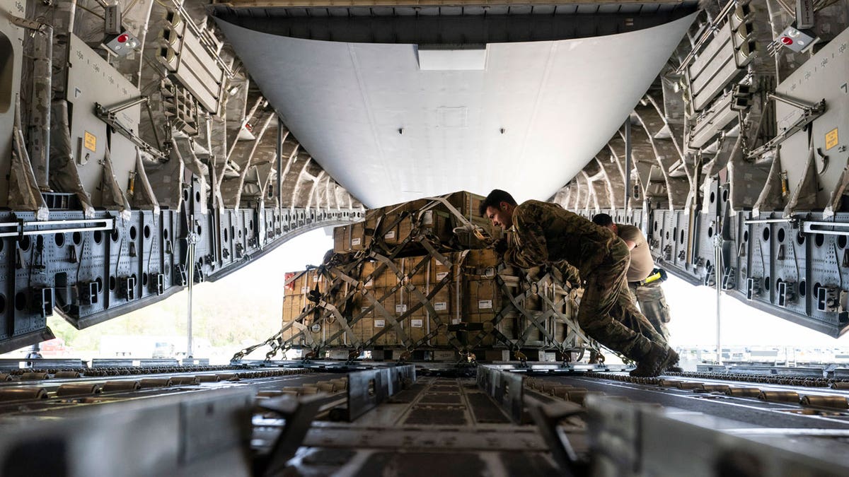 Ukraine army cargo