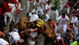 Bull festival in Spain