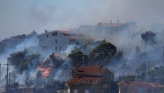 Hundreds evacuated as Greece battles 4 massive wildfires