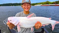 Teen catches rare catfish from Tennessee River, social media post goes viral
