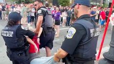 Left-wing climate protesters arrested at Congressional Baseball Game after blocking Nationals Park entrance