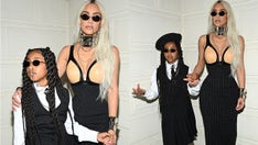 Kim Kardashian and daughter North West, 9, wear matching nose rings at Paris Couture Fashion Week show