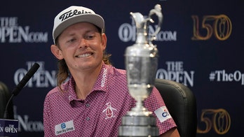 Cameron Smith looks to see 'how many beers fit' in the Claret Jug after Open Championship win