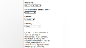 Oklahoma agencies blame bureaucratic oversight for including 'non-binary' option for pre-K students