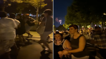 Philadelphia officers shot: Video shows crowds fleeing Fourth of July celebration