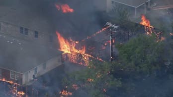 Dallas-area grass fire rages in subdivision; at least nine homes destroyed, 26 affected
