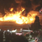 Los Angeles warehouse goes up in flames