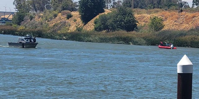 Three adults are reportedly missing in the water near Three Mile Slough Bridge in California. 