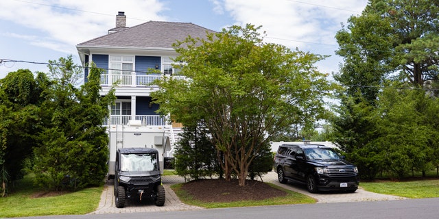 Rehoboth Beach, USA - JULY 19, 2022: President Biden's Delaware vacation home.