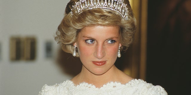 Kate Middleton wore the lover's knot tiara, a favorite of Princess Diana's, her mother-in-law.