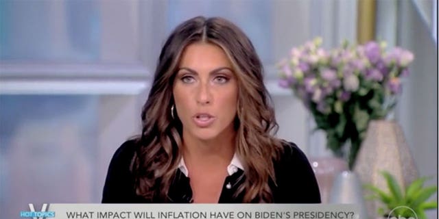 Alyssa Farah Griffin offers some criticism of the Biden administration on inflation during "The View."