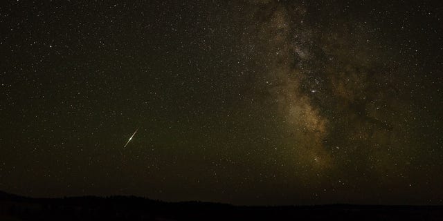 An Alpha Capricornid fireball is spotted at a remote site in eastern Oregon.