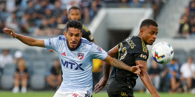 FC Dallas forward Jesus Ferreira, left, and Los Angeles FC defender Diego Palacios, right, will both participate in the MLS All-Star game.