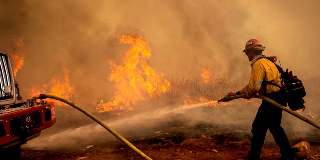 Weather in California has helped firefighters deal with the massive forest fires.