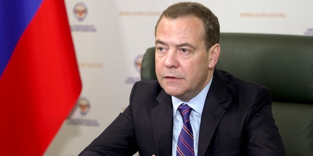 Dmitry Medvedev warned the U.S. Wednesday that it could face the "wrath of God" if it pursues an international trial against Russia.
