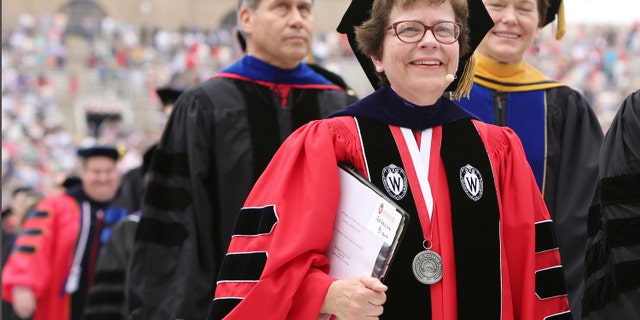Rebecca Blank has stepped down as Northwestern president-elect after being diagnosed with cancer.