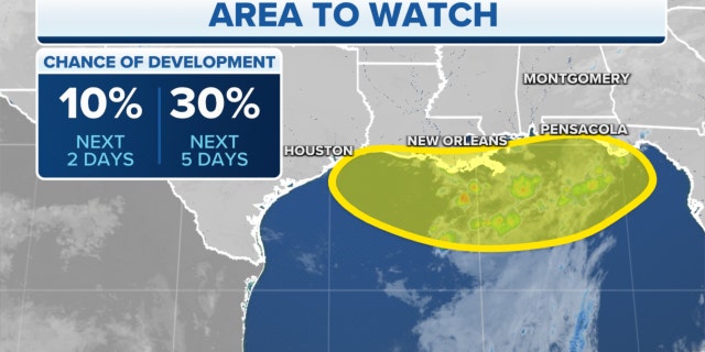 An area of low pressure in the Gulf of Mexico will linger along the Coast and bring heavy rainfall and flooding