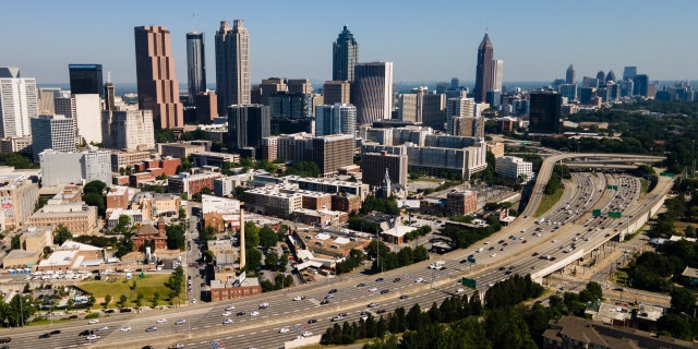 The Atlanta skyline is seen on Wednesday, June 22, 2022.
