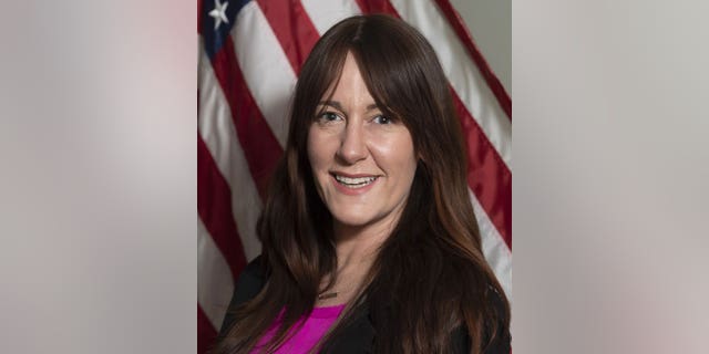 Jersey City Councilwoman At Large Amy DeGise seen in official photo.