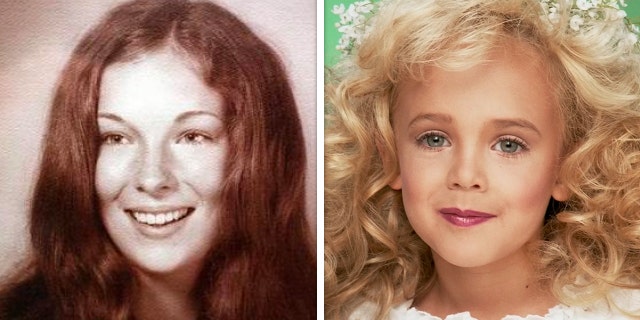 Left: Lindy Sue Beichler was brutally murdered and sexually assaulted in 1975. Police arrested a suspect last week after Parabon NanoLabds helped with a genetic genealogy investigation. Right: JonBenet Ramsey's 1996 slaying remains unsolved.