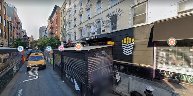 A Google Maps image shows Bel Fries on Ludlow Street in the Lower East Side of Manhattan.