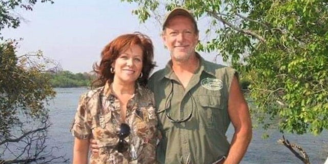 Bianca and Lawrence "Larry" Rudolph are pictured on a trip before her October 2016 murder in Zambia.