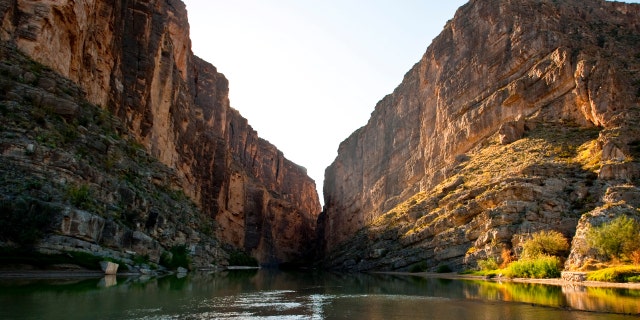 The Rio Grande running through Big Bend National Park