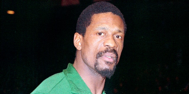 Bill Russell de los Boston Celtics se muestra en 1968.