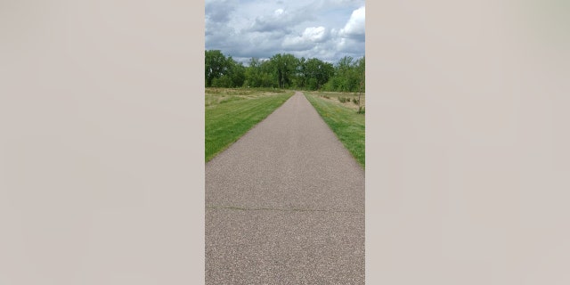 "Minnesota’s been the easiest state to get around. We’re just moving along," Barnes said. One of Minnesota's many bike trails is pictured.