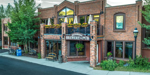 The entrance of Breckenridge Brewery in Breckenridge, Colorado.