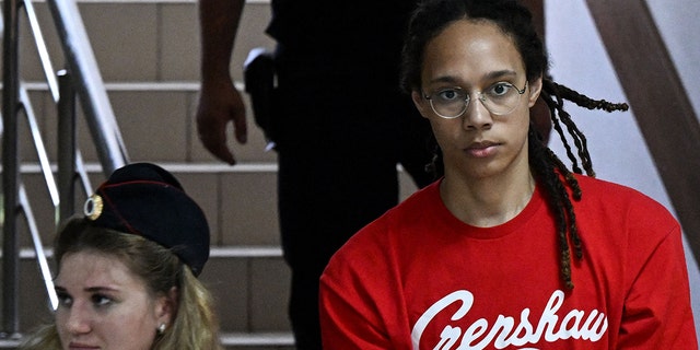 WNBA basketball star Brittney Griner attended a hearing on July 7, 2022 at the Himki Court on the outskirts of Moscow.