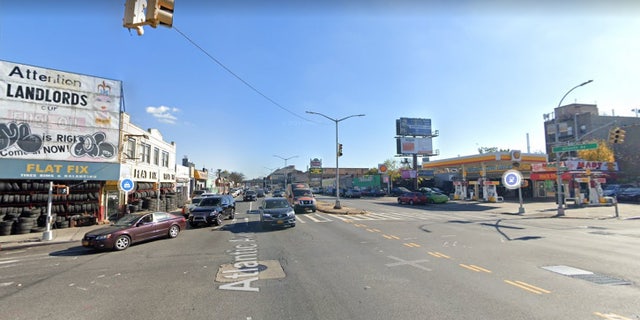 A Jeep was stopped at a red light at the intersection of Classon and Atlantic Avenues in Brooklyn when a man on a Citi bike shot the passenger, according to Fox5 NY.