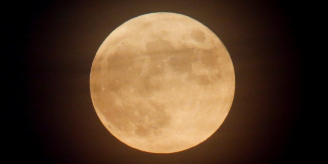 The full moon, known as the "Buck Moon", is seen from West Orange, in New Jersey, U.S. July 16, 2019.