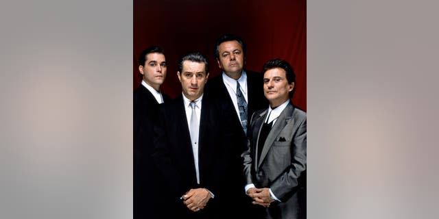 Ray Liotta, Robert de Niro, Paul Sorvino and Joe Pesci on the set of "Goodfellas," directed by Martin Scorsese.