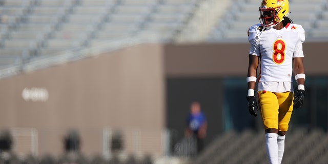 Channing Stribling of the Philadelphia Stars in the second quarter of a game against the Houston Gamblers at Protective Stadium May 29, 2022, in Birmingham, Ala.