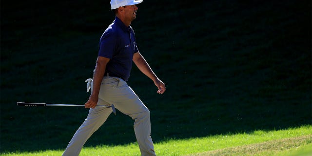 Chez Reavie of the United States walks on the 18th green during the final round of the Barracuda Championship at Tahoe Mountain Club on July 17, 2022 in Truckee, California.