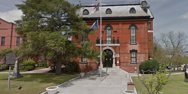 The shooting happened around 11 a.m. Tuesday near the Craven County Courthouse in New Bern, N.C.
