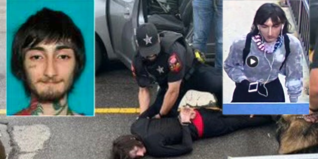 Legal Experts Discuss Whether Parents of Alleged Highland Park Gunman Could Face Charges 3 Police have released a surveillance image showing Highland Park suspect Robert Crimo III wearing what they're describing as women's clothing, a US flag-themed gaiter mask and headphones.