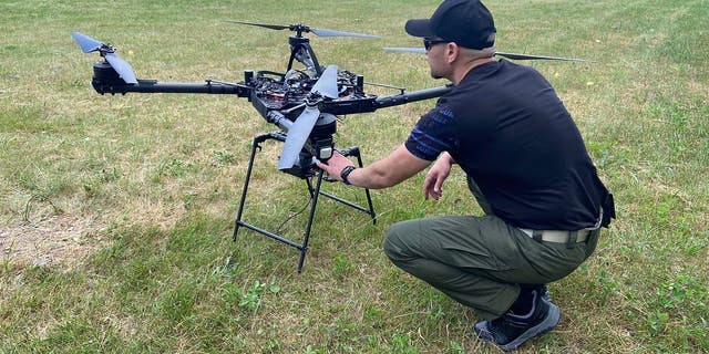 Draganfly officials help Ukrainians detect landmines after Russian forces withdrew from Kyiv.