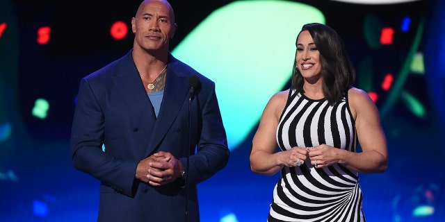 Dwayne Johnson and Dany Garcia at The ESPYS broadcasted live on ABC Wednesday, July 20.