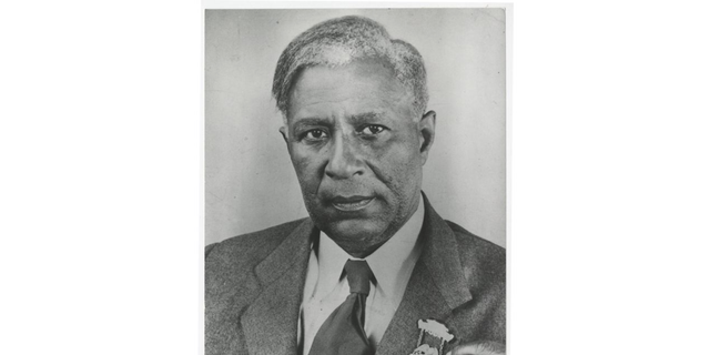 Garrett A. Morgan was of White, Black and Native American descent. His grandfather was Civil War Confederate Gen. John Hunt Morgan, while his parents were both former slaves. The medal on his lapel is unidentified, but he was active and/or founded many civic organizations during his life. 