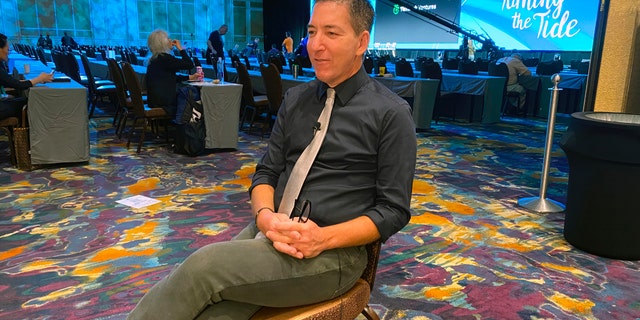 Glenn Greenwald sits down with Fox News Digital at the FreedomFest conference in Las Vegas on July 14, 2022.