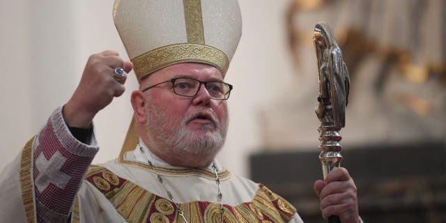 Cardinal Reinhard Marx, archbishop of Munich and president of the German Bishops' Conference, celebrates the opening mass of the conference in the cathedral September 25, 2018 in Fulda, western Germany.