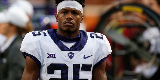 KaVontae Turpin has signed with the Dallas Cowboys. He is seen here at Darrell K Royal-Texas Memorial Stadium on September 22, 2018, in Austin, Texas.