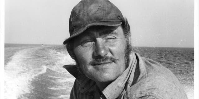 Robert Shaw in a scene from the film "Jaws."