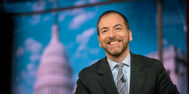 Moderator Chuck Todd appears on "Meet the Press" in Washington, D.C.