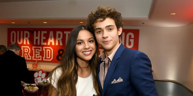 Olivia Rodrigo and Joshua Bassett pose together in 2019. This was before Rodrigo wrote her hit "Driver's License."