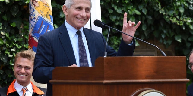 Dr. Anthony Fauci, Director of NIAID and Chief Medical Advisor to the President of the United States, gives the keynote address at Princeton University Class Day 2022 at Princeton University. 